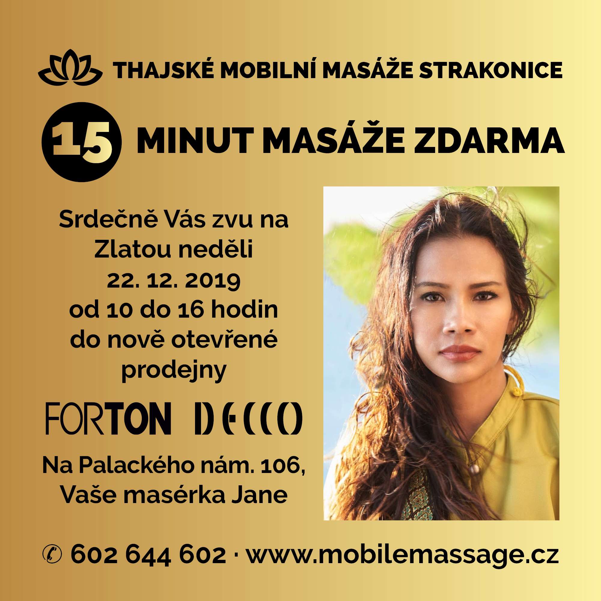 Thajské mobilní masáže Strakonice